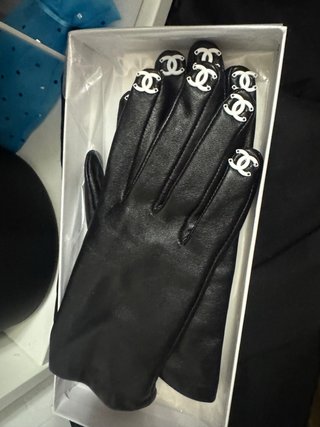 Guantes  Negros con Logo CC