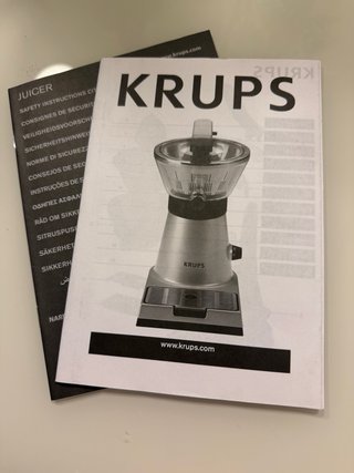 Exprimidor Krups ZX700041 - 130W Como nuevo