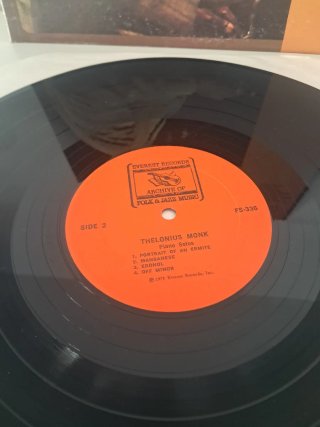 Vinilo LP Thelonious Monk - Piano Solos Mono USA