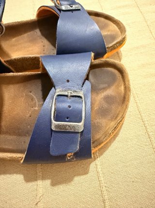 Sandalias Geox niño azul y naranja talla 34