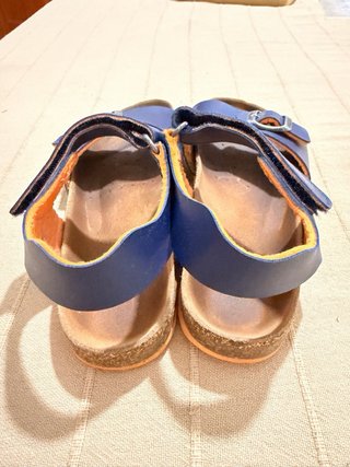 Sandalias Geox niño azul y naranja talla 34