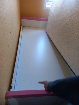 Cama juvenil con cajones MEDIDAS  80 X190