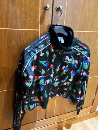 Sudadera Adidas Mujer Floral Negra