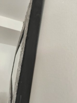 Espejo de pared diseño plateado
