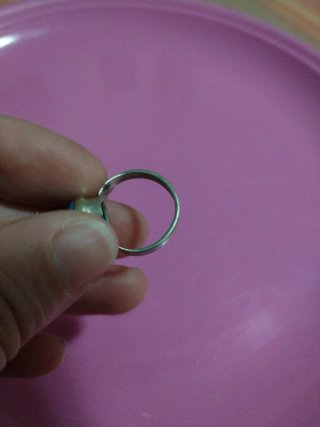 Anello argento con naturale turchese
