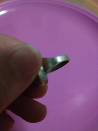 Anello argento con naturale turchese