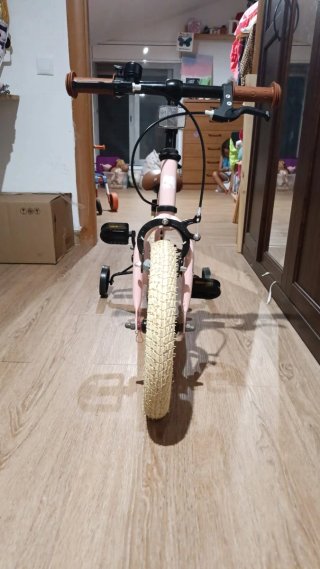 Bicicleta infantil 2 en 1 rosa