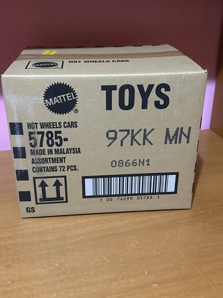 Scatola Hot Wheels 72 pezzi nuova sigillata