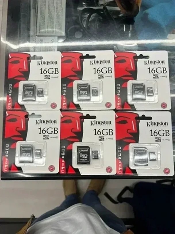 Lote 6 MicroSD 16GB Kingston Class 4 + Adaptador