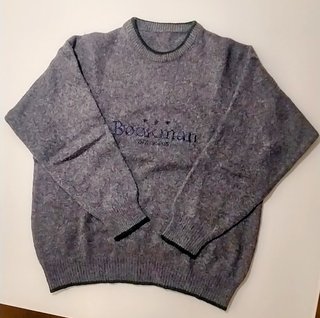 Maglione Bookman Girocollo Uomo XL Grigio