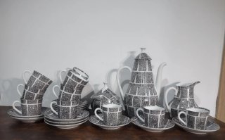 Juego de café Sargadelos Castro