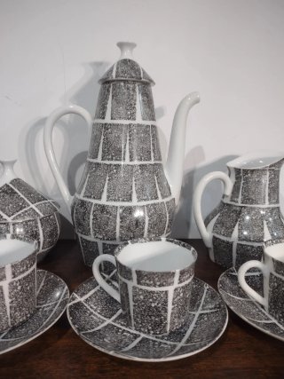 Juego de café Sargadelos Castro