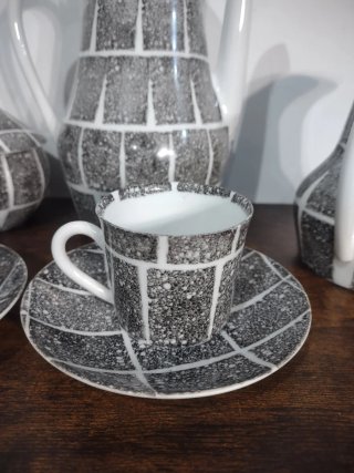 Juego de café Sargadelos Castro