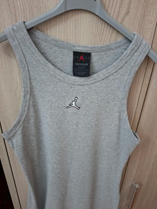 Vestito Jordan grigio con spacco
