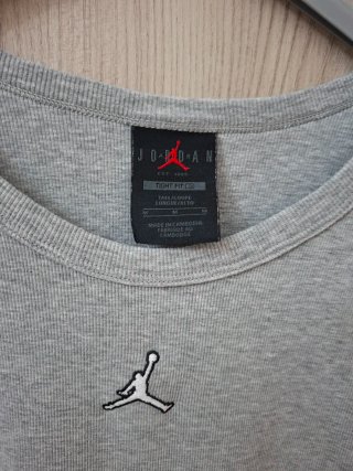 Vestito Jordan grigio con spacco