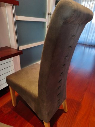 Conjunto 4 Sillas Comedor Tapizadas