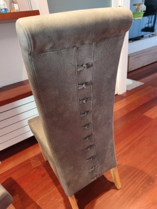 Conjunto 4 Sillas Comedor Tapizadas