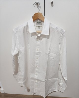 Camisa Blanca Manga Larga Bexley Algodón Talla M