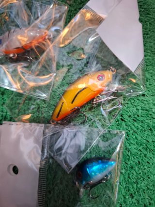 Lote 12 señuelos pesca variados