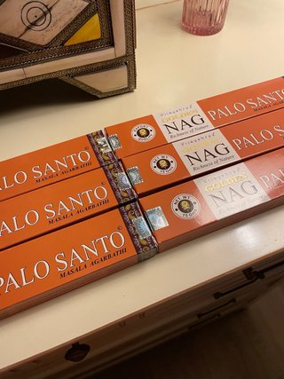 6 Cajas Incienso Palo Santo Golden Nag