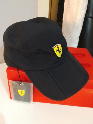 Berretto Ferrari originale nero