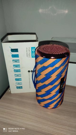 Altavoz Portátil TG-153 Azul y Naranja