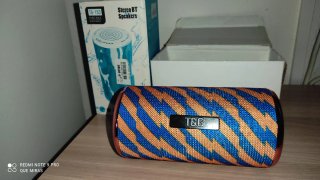 Altavoz Portátil TG-153 Azul y Naranja