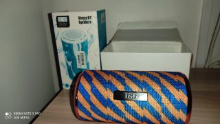 Altavoz Portátil TG-153 Azul y Naranja
