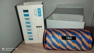 Altavoz Portátil TG-153 Azul y Naranja
