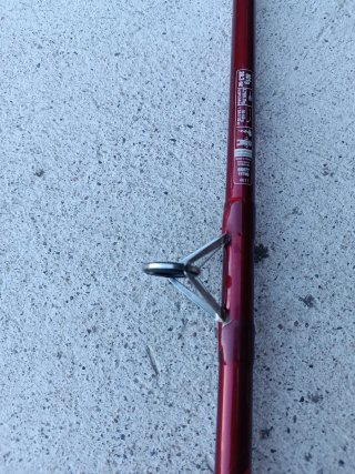Cañas de pesca con carretes