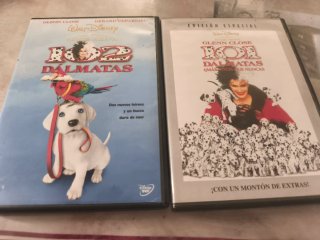 2 Películas DVD 101 Dálmatas (Español)