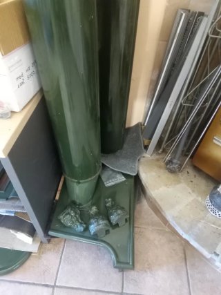 Estufa Hergom verde Metal