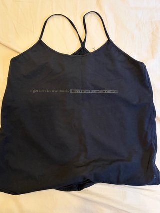 Camiseta negra tirantes