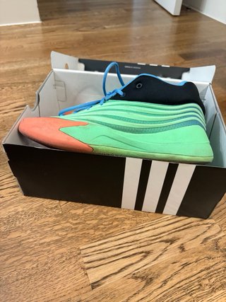 Zapatillas Baloncesto Adidas Verde/Naranja