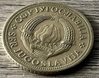 Moneta 2 Dinari Jugoslavia 1973