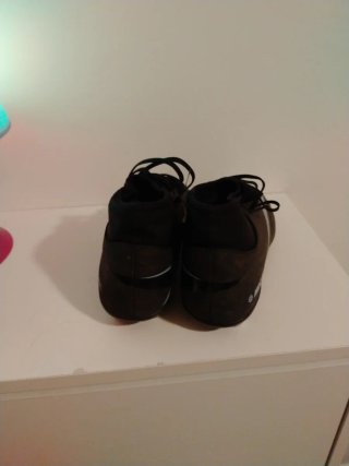Scarpe da calcio Nike nere e argento