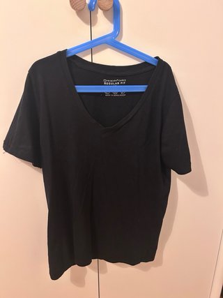 Camiseta básica George cuello pico Talla XS