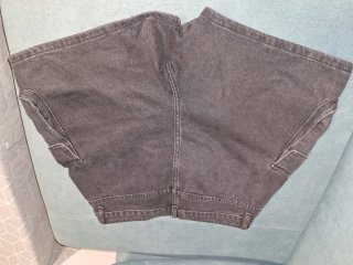 Bermuda vaquera gris mujer