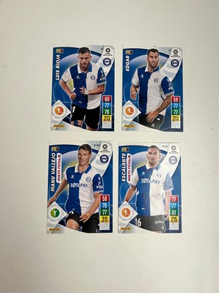 Lote 4 cartas Adrenalyn XL 21-22 Alavés
