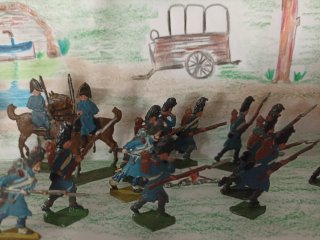 110 soldatini di piombo napoleone