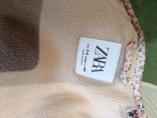 Chaqueta Zara bebé borreguillo