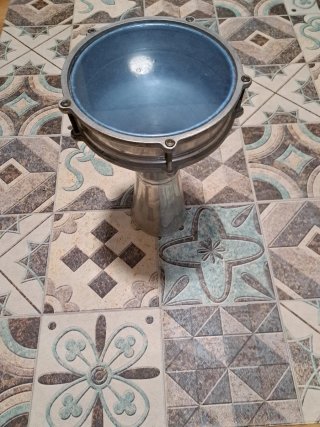 Darbuka de metal azul