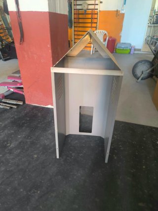 Caseta exterior termo gas aluminio