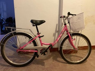 Bicicleta de paseo JL Wenty Rosa 26 pulgadas