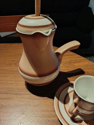 Juego de café porcelana ,vintage tazas y jarra