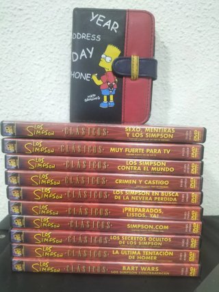 Los Simpsons 10 DVDs + Agenda Bart