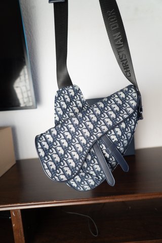 Bolso bandolera azul marino