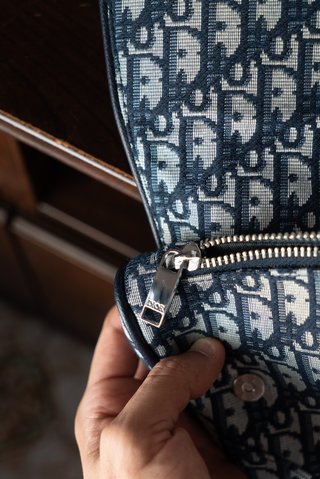 Bolso bandolera azul marino