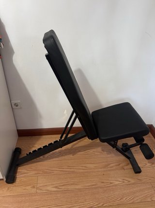 Banco de pesas ajustable para gimnasio