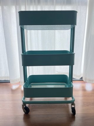 Carrito Organizador IKEA RÅSKOG Turquesa
